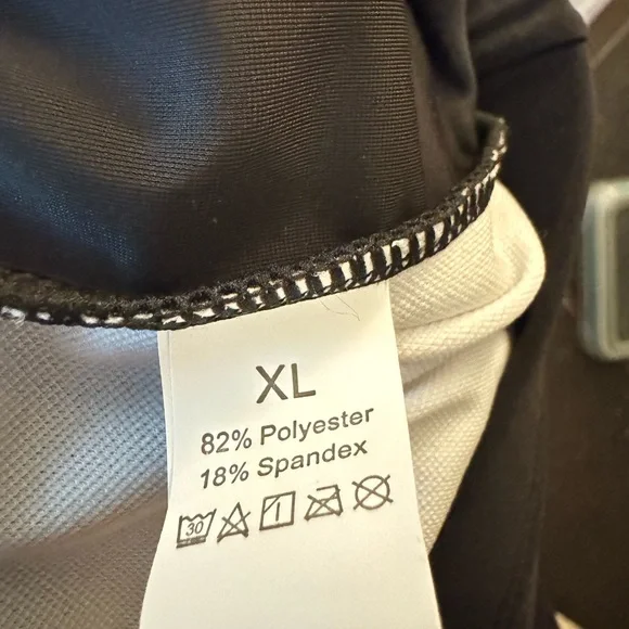 So High XL 2 Piece Set Tankini Swimsuit Mesh Halter Neck Tie Black Boy Shorts - Picture 6 of 7